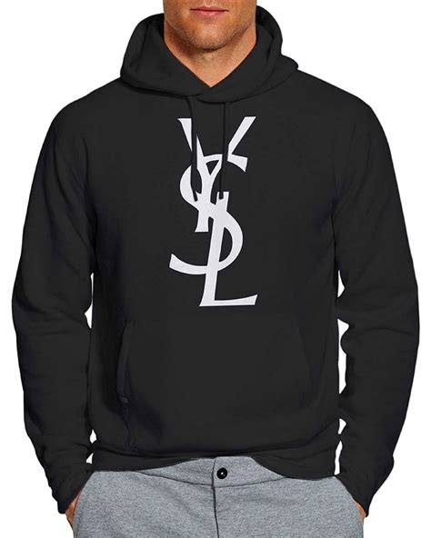 ysl white knit sweater men|yves saint laurent hoodies sweatshirts.